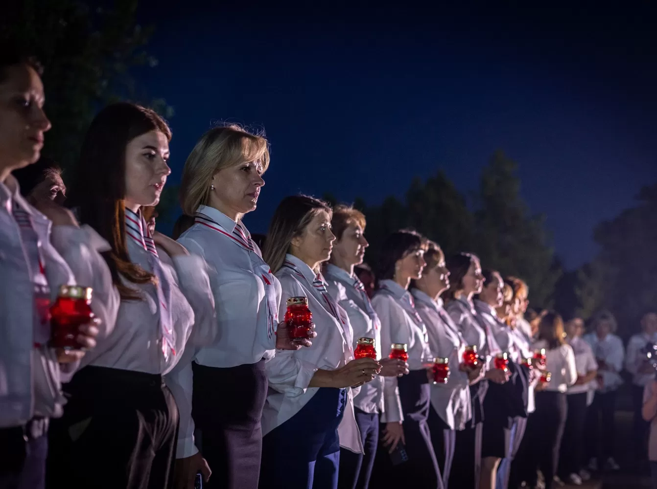 На полигоне Приволжской магистрали железнодорожники приняли участие в мероприятиях в День памяти и скорби