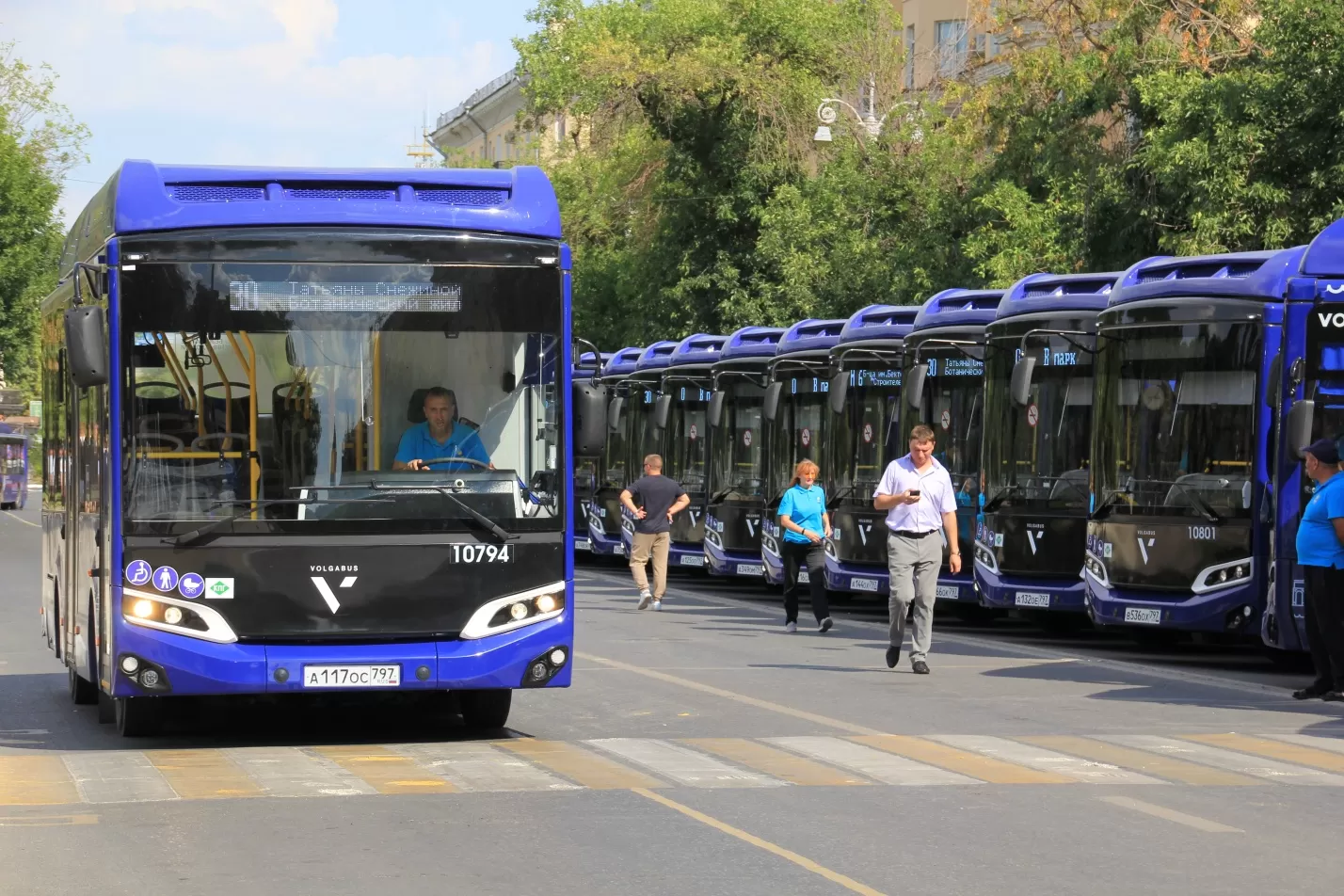 Со 2 сентября в Астрахани по пяти маршрутам начнут ходить автобусы среднего  класса