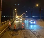 В Астрахани ремонтные работы ведутся на обоих мостах через Волгу