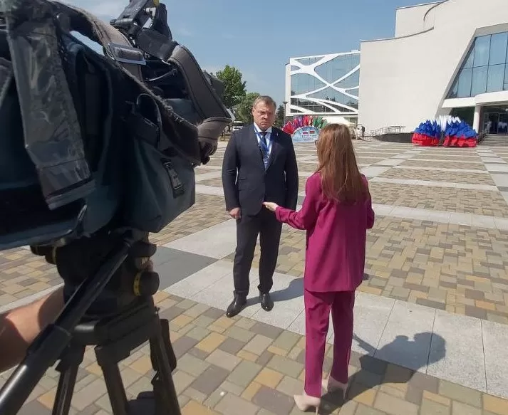 Астраханский губернатор ответил на вопросы телеканала «Беларусь 1»  