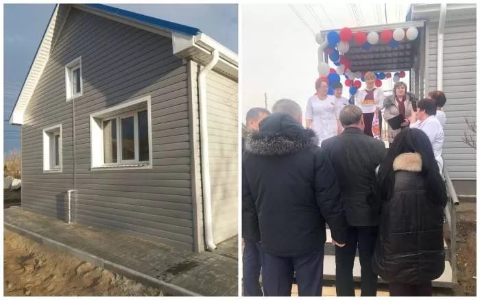 В Астраханском селе привели в порядок поликлинику, которая не знала капремонта 70 лет