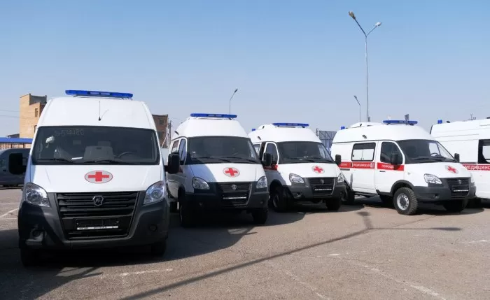 В Астраханскую область прибыли новые машины скорой помощи